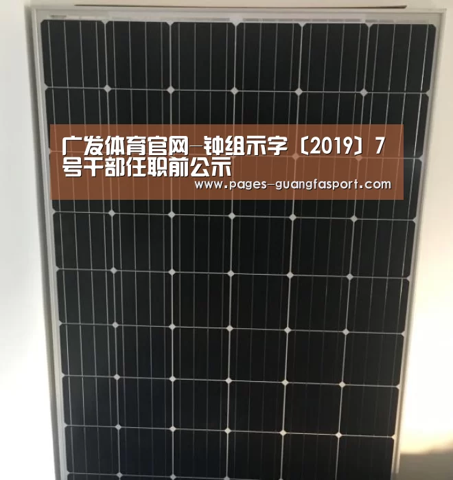 广发体育官网-钟组示字〔2019〕7号干部任职前公示